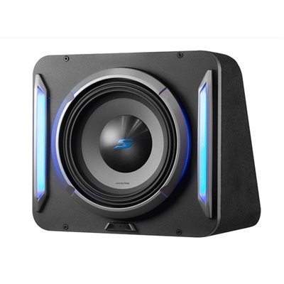 Alpine 8" Wedge Subwoofer Design Sealed Halo with RGB Lighting