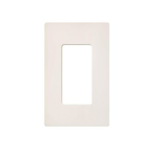 Lutron 1-Gang Satin Wall Plate (biscuit)