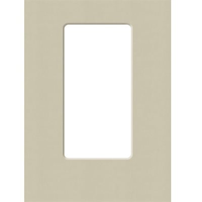 Lutron 1-Gang Satin Wall Plate (clay)