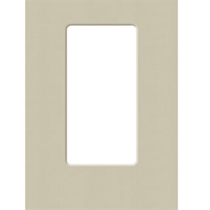 Lutron 1-Gang Satin Wall Plate (clay)