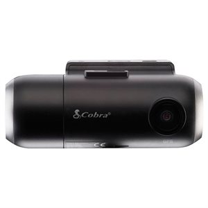 Cobra Dual-View Smart Dash Cam with Built-In Cabin View