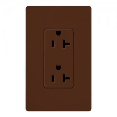 Lutron SATIN 20A RECP TMP RST(sienna)