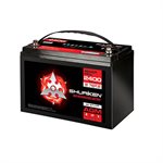 Shuriken 2,400W 120 Amp Hrs Lg Reserve Cap AGM 12V Battery