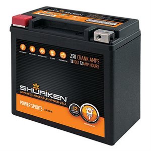 Shuriken 230 Crank Amps 12 Amp Hours AGM Battery