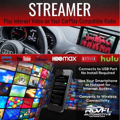 RDV Video Streaming Converter / Wired CP / AA to Wireless w / HDMI