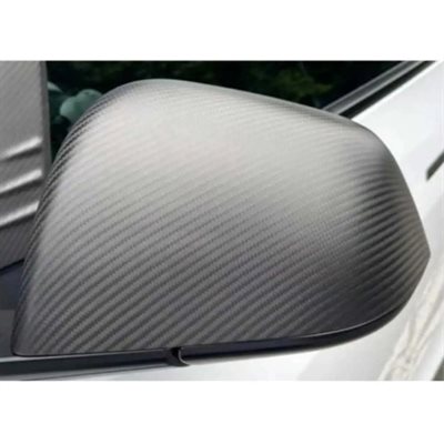 Rydeen Tesla Carbon Fiber Sideview Mirror Protector Caps 2016-2023+ Model 3 (matte black)