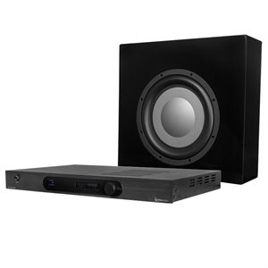 TruAudio Trident In-Room Subwoofer and Amplifier Pkg (black)