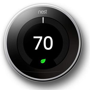 Nest Learning Thermostat 3rd Generation (Polished Steel)