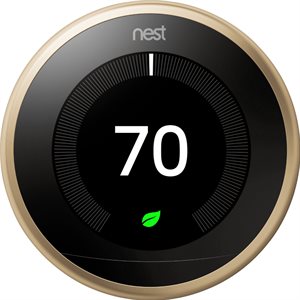 Nest Learning Thermostat 3rd Generation (Brass)