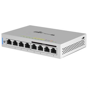 Ubiquiti UniFi 8 Port Gb Switch w / Four 802.3af POE Ports