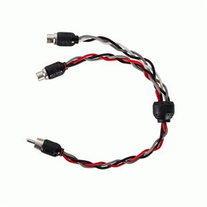 T-Spec RCA v12 Series 2-Channel Audio Cable - 1M-2F