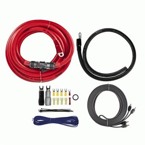 T-Spec v8 1 / 0 AWG Amp Kit - 3800 W with RCA Cable