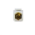 On Q Stereo Coupler Keystone Insert 3.5mm(white)