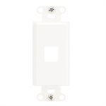 On-Q 1-Port Decorator Outlet Strap (white, 10 pk)