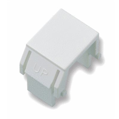 On-Q Blank Keystone Insert (white, 10 pk)