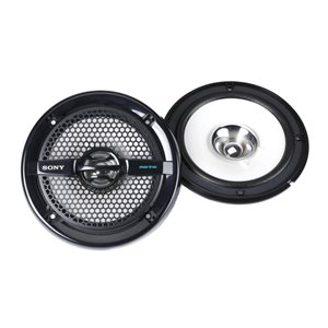 Sony Marine 6.5" Dual Cone Speakers (black, pair)