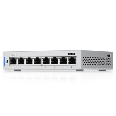 Ubiquiti UniFi PoE Powered 8 Port Gb Switch w / POE Passthru