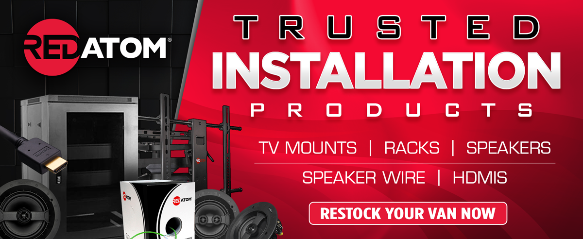Red Atom...Trusted Installation Products...Restock your van now!