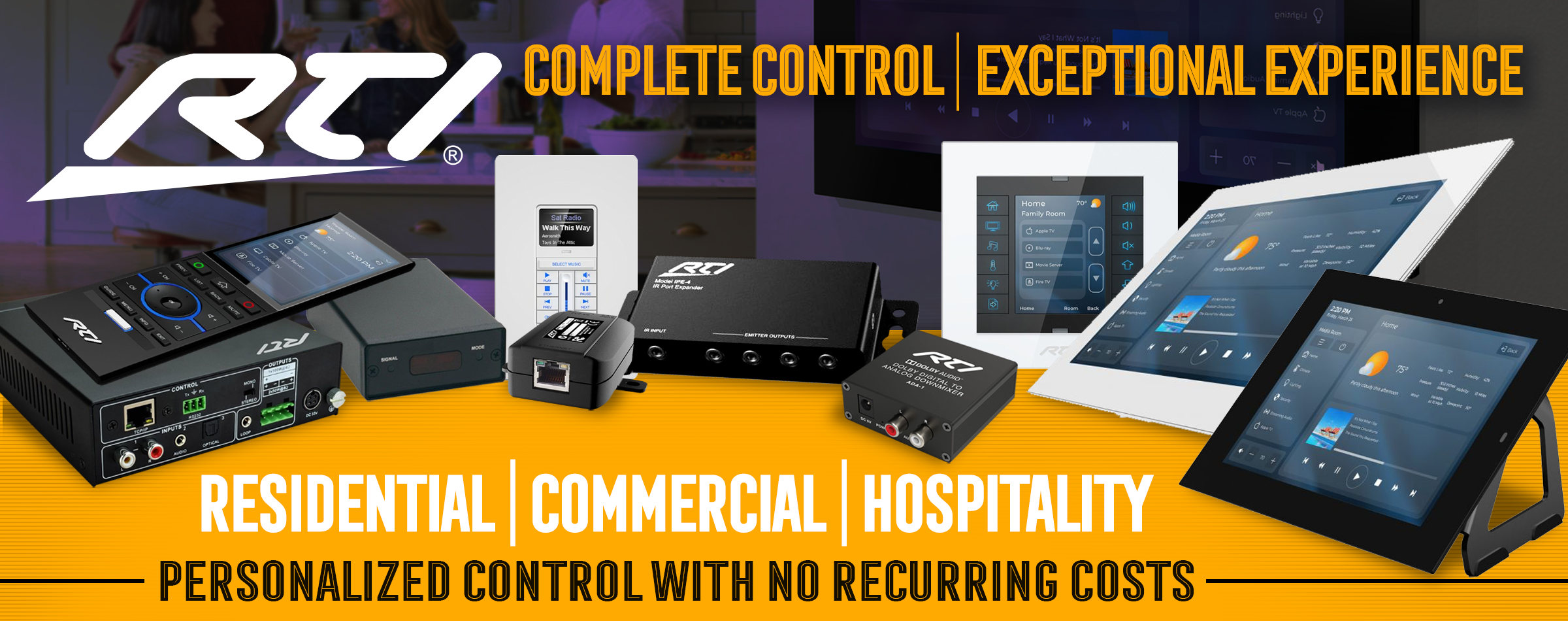 RTI...Complete Control-Exceptional Experience...No recurring costs